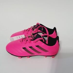 Adidas Goletto VIII FG Soccer Cleats Kids Size 13K Pink Athletic Lace Up GW6163